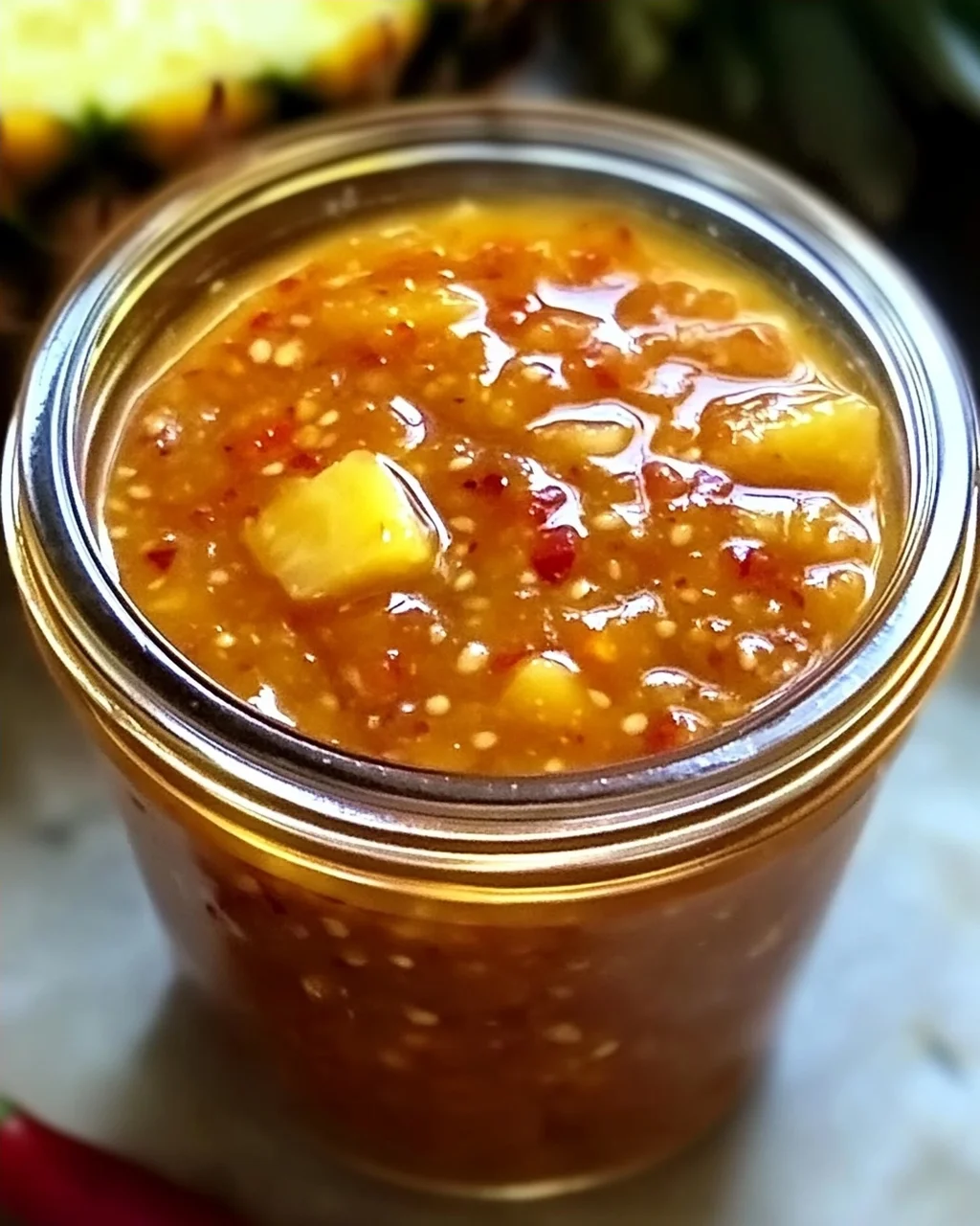 Ananas Habanero scharfe Soße für jeden Anlass