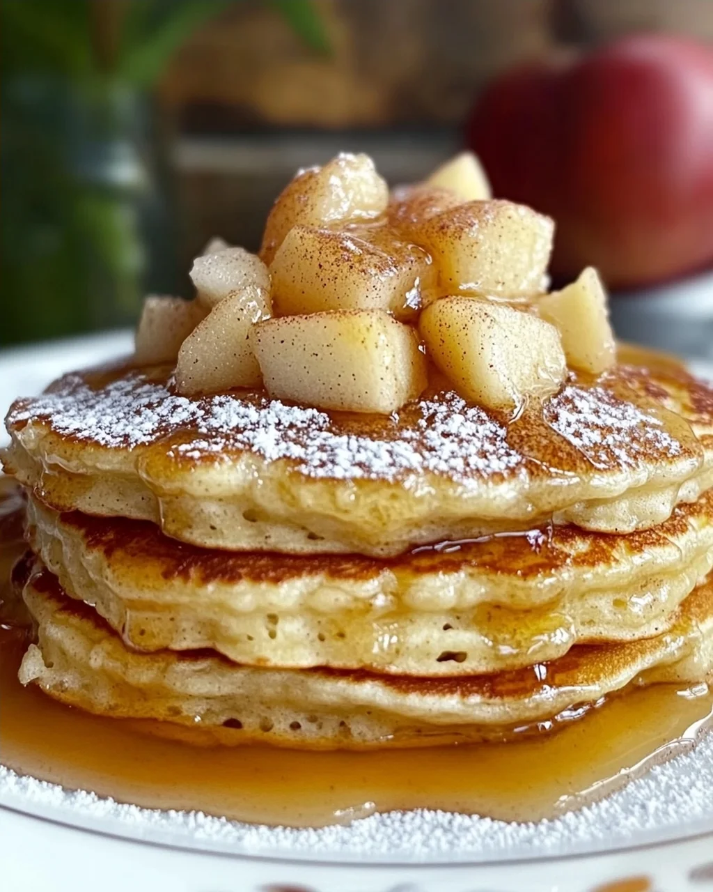 Apfelpfannkuchen klassisch und fluffig