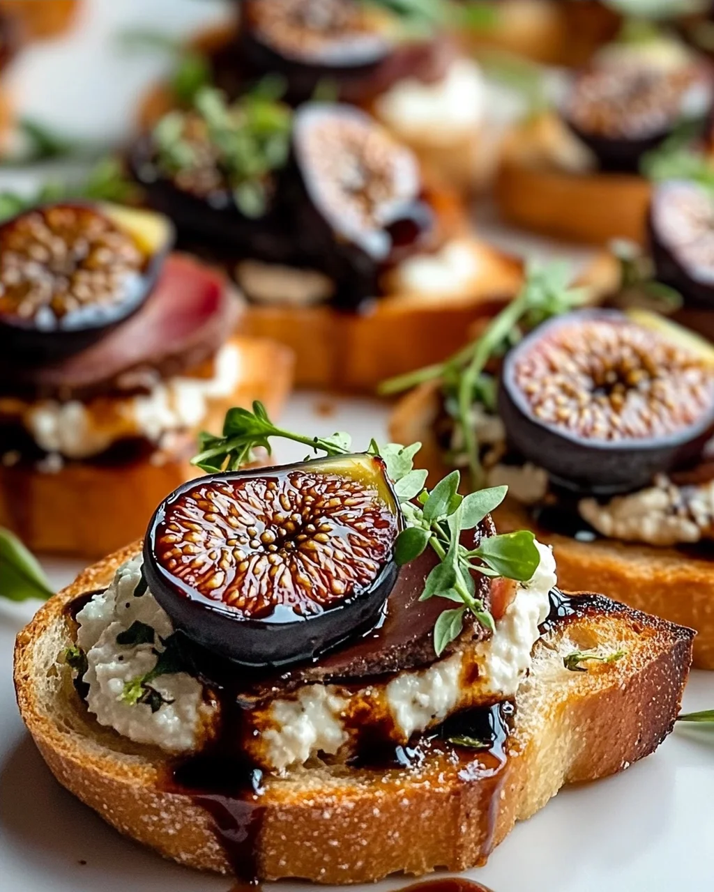 Balsamico Ofenfeigen Crostinis: Ein Hochgenuss für jeden Anlass