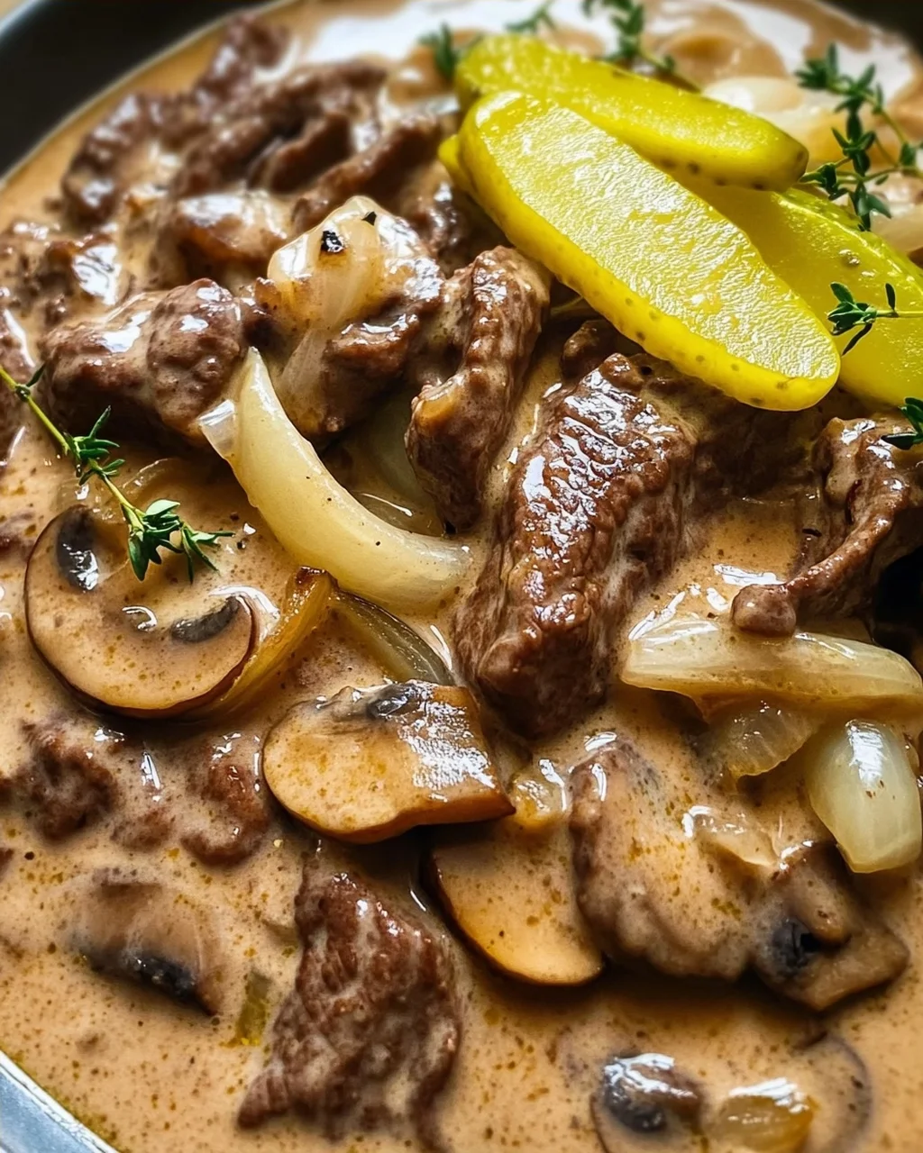 Boeuf Stroganoff