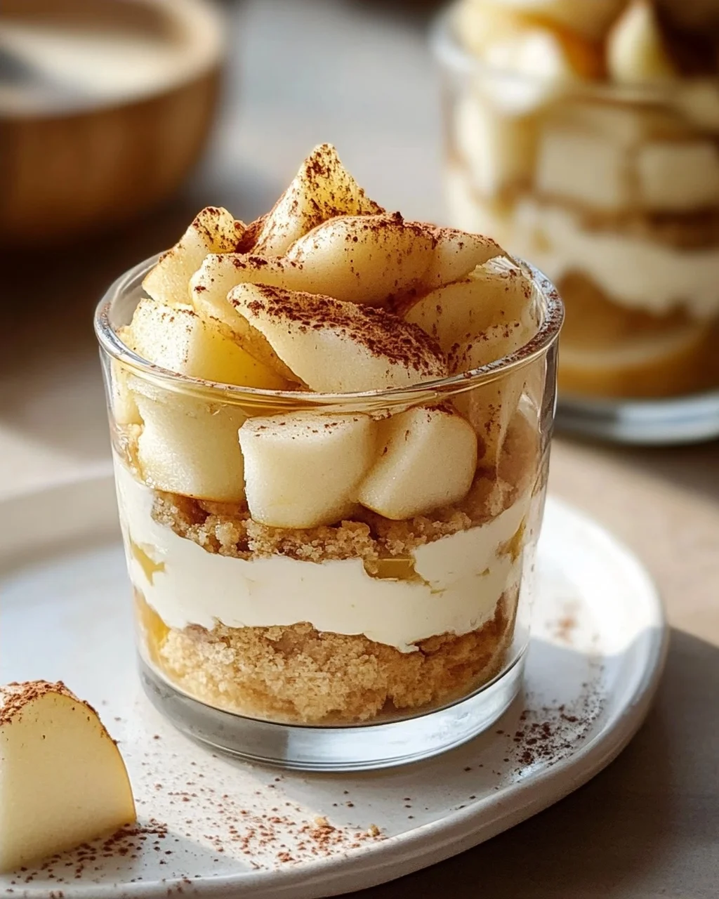 Bratapfel Tiramisu Im Glas