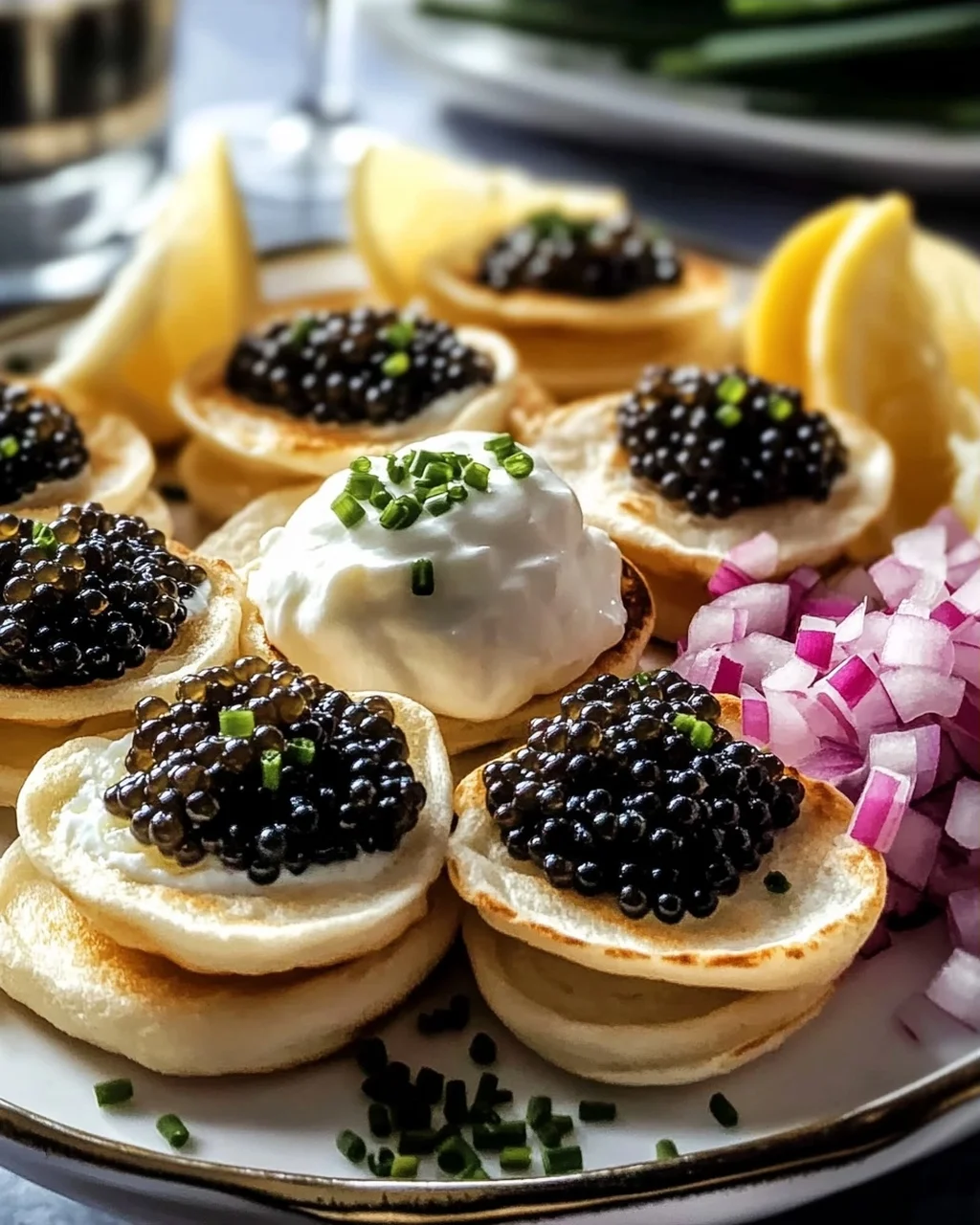 Caviar Appetizer Platter