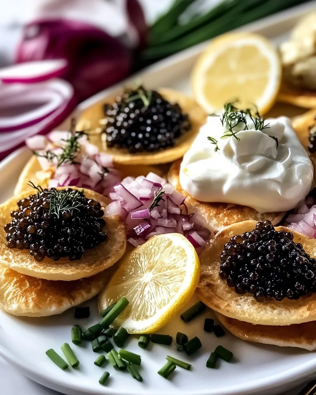 Caviar Appetizer Platter