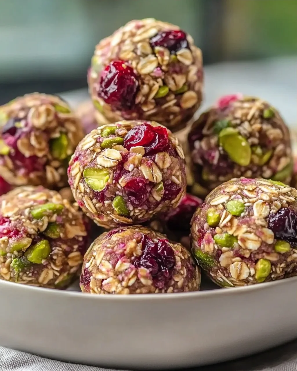 Cranberry Pistachio Protein Bites: Leckere, gesunde Snacks!