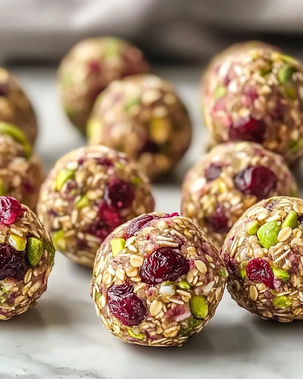 Cranberry Pistachio Protein Bites: Leckere, gesunde Snacks!