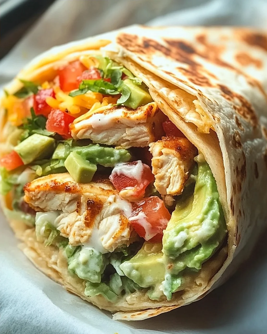 Cremige Chicken Avocado Ranch Burritos – Schnell & Lecker!