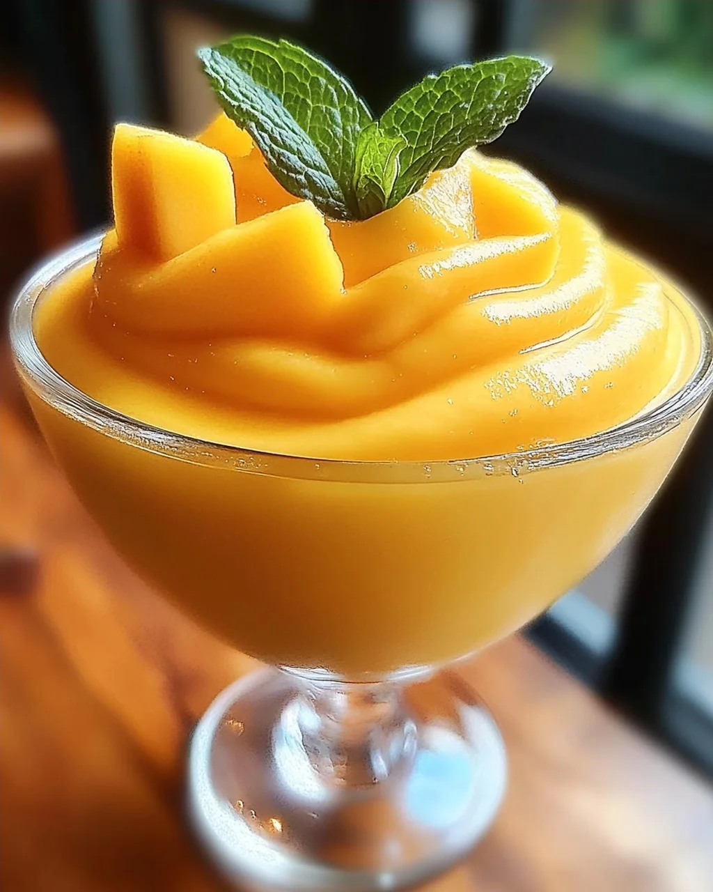 Cremige Mango-Mousse