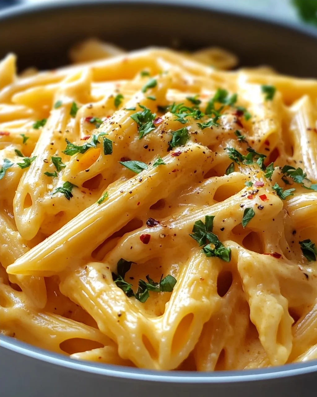 Cremige One Pot Knoblauch Käse Pasta: Blitzschnell fertig!
