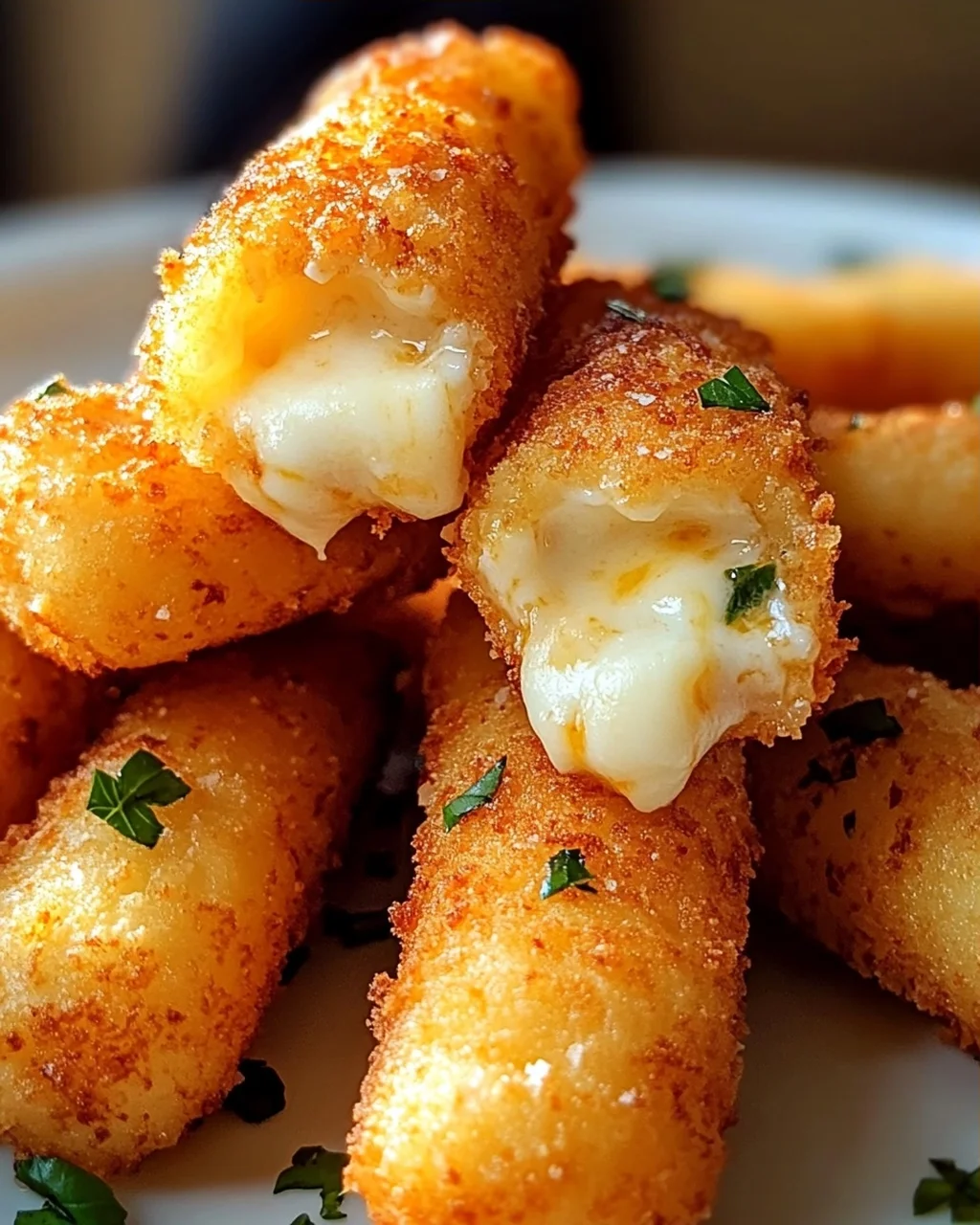 Crispy Mini Mozzarella Sticks from the Airfryer