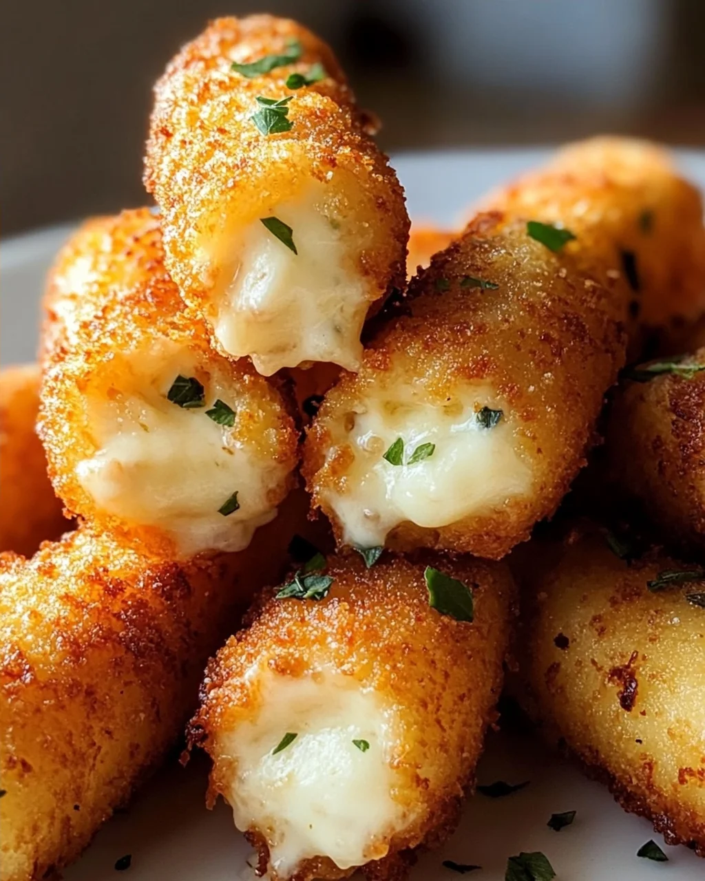 Crispy Mini Mozzarella Sticks from the Airfryer