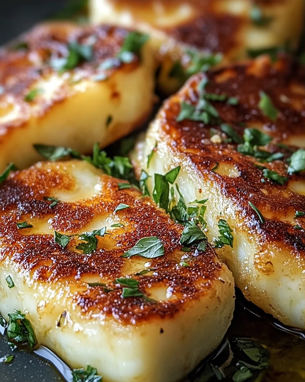 Crispy Pan-Fried Halloumi