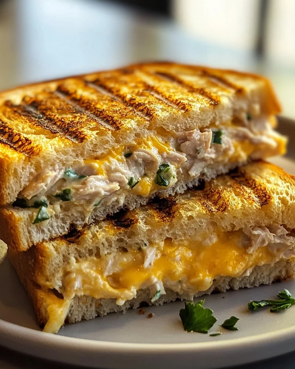 Crunchy Tuna Melt Panini mit Cheddar: Blitzrezept für Genießer