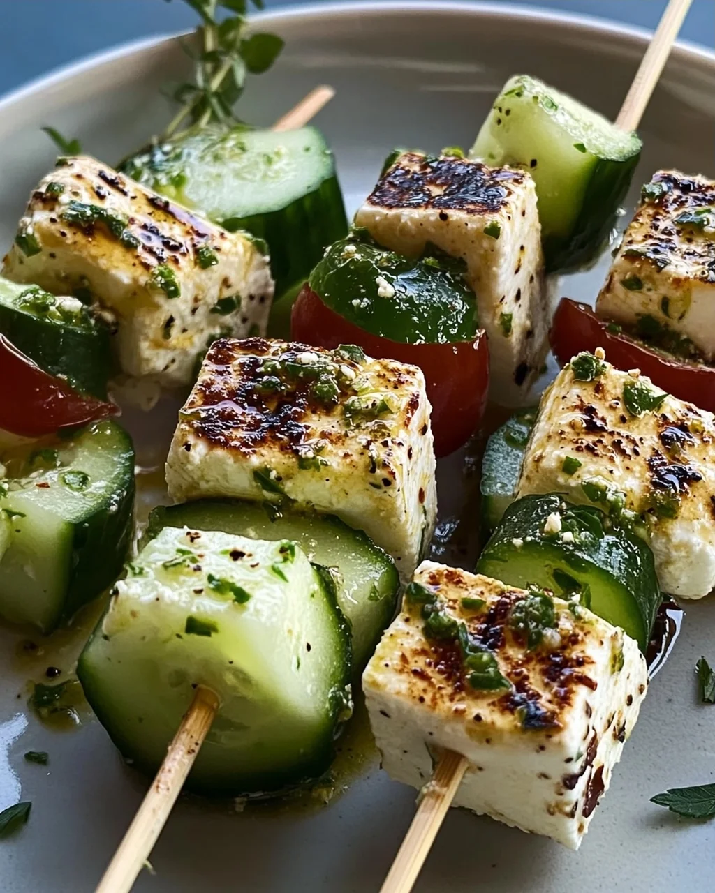 Feta Spiese mit Gurke: Leckeres Rezept für jeden Anlass!