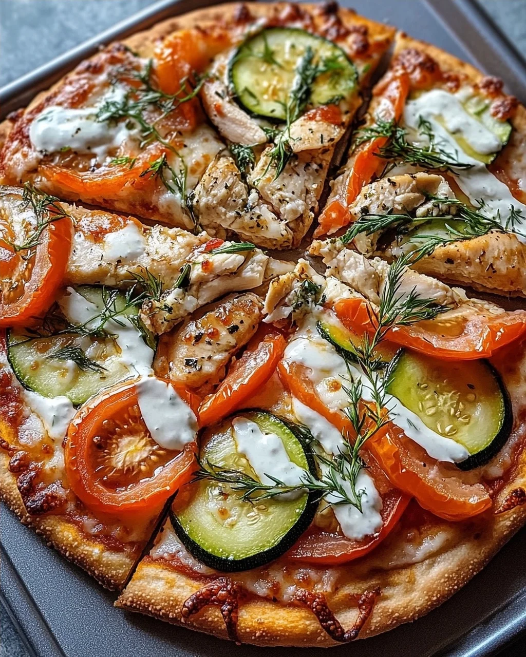 Fitness-Pizza mit Skyr
