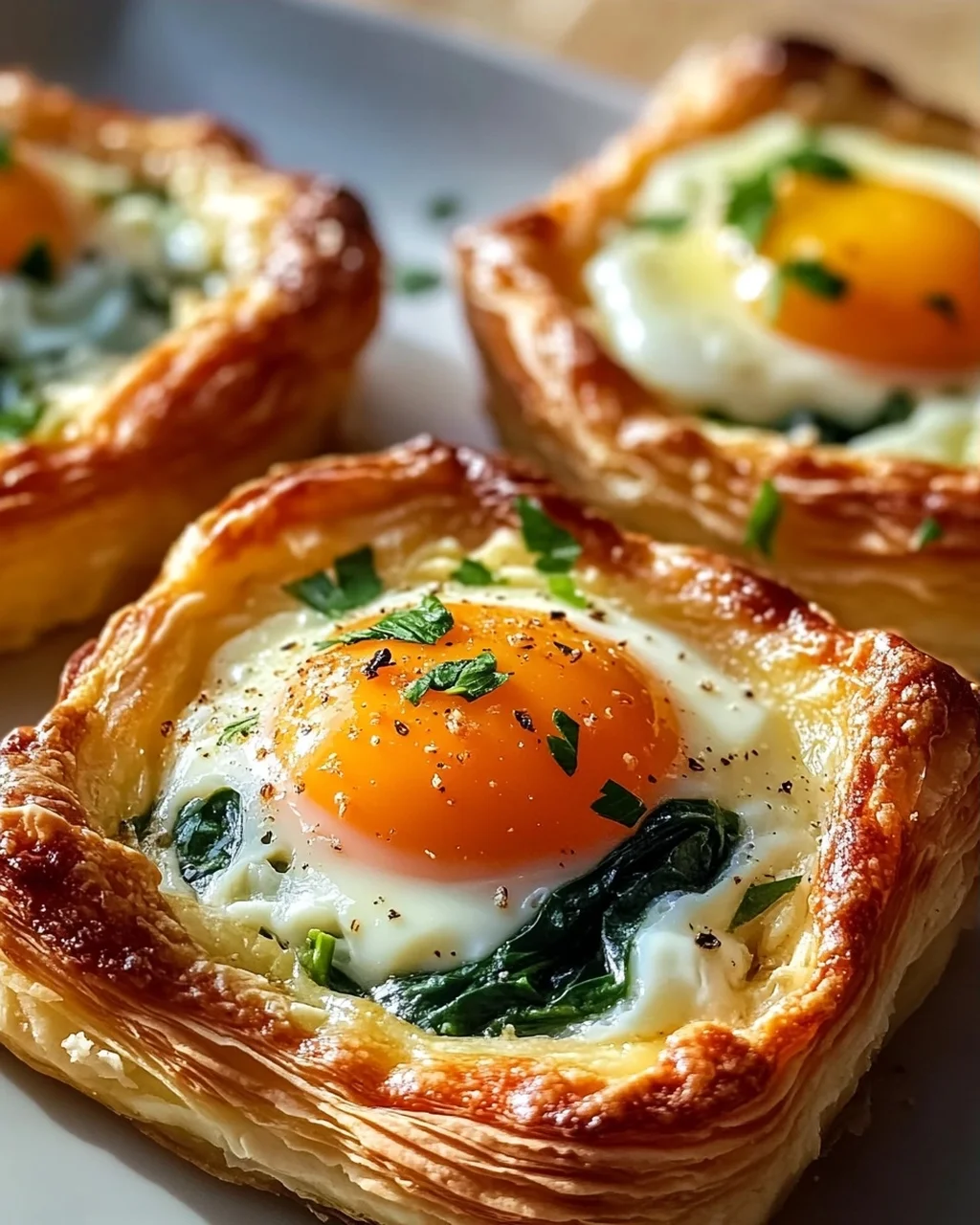 Gebackene Eier Napoleon: Köstliches einfaches Brunch Rezept