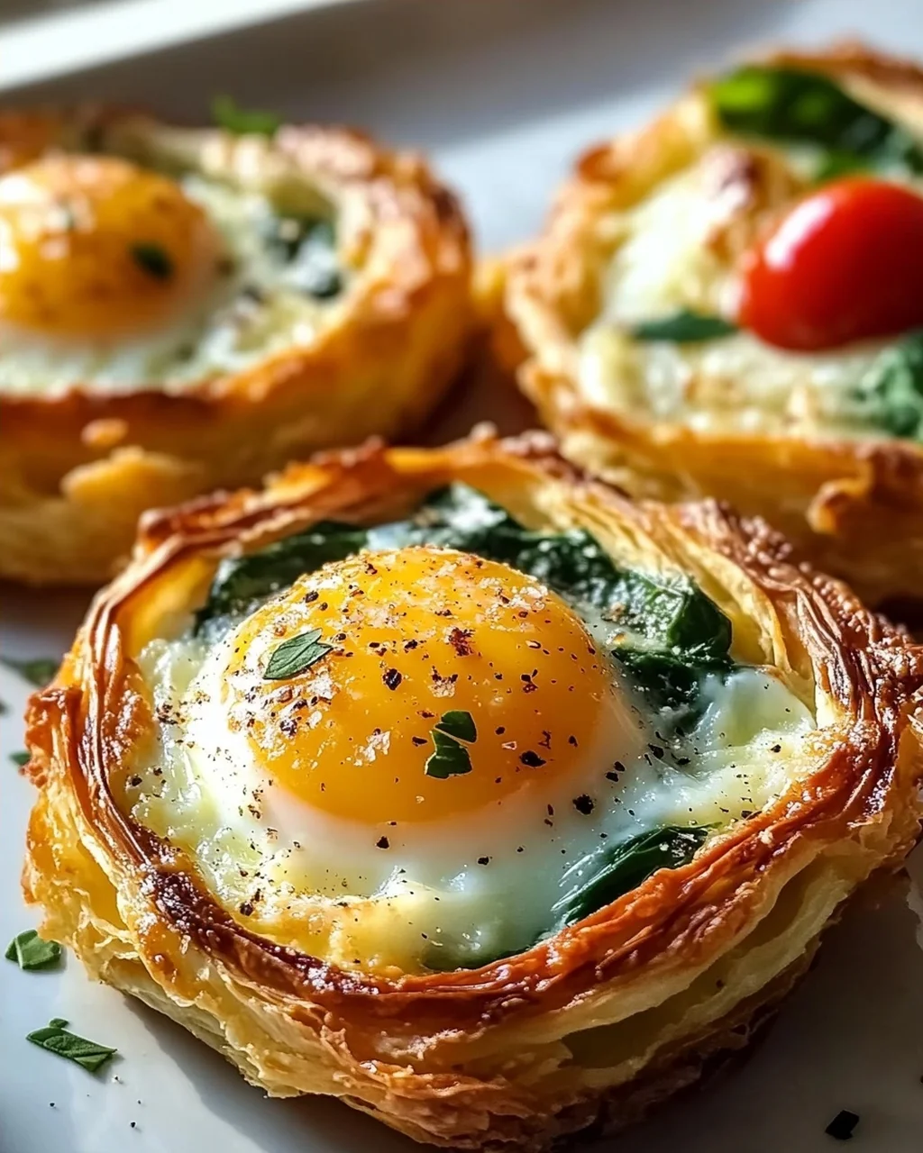 Gebackene Eier Napoleon: Köstliches einfaches Brunch Rezept