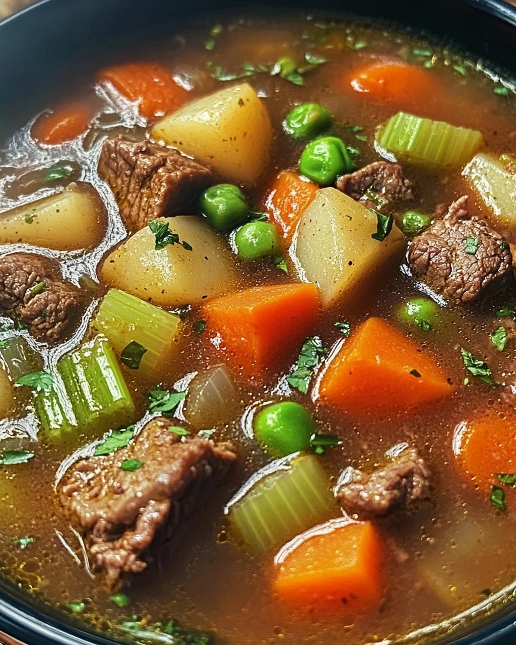 Gemüse Rindfleisch Suppe