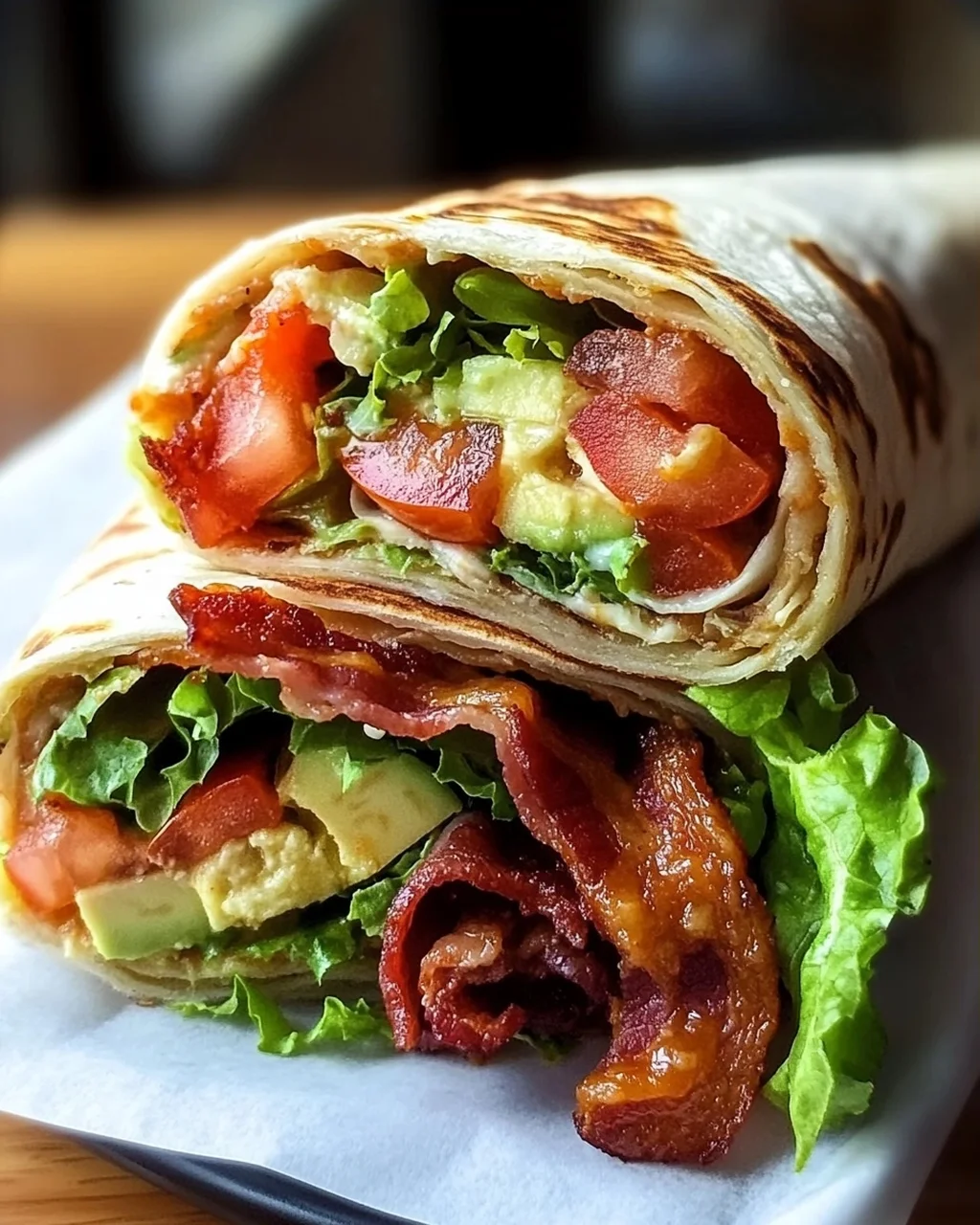 Gourmet BLT Wraps mit Geheimsoße