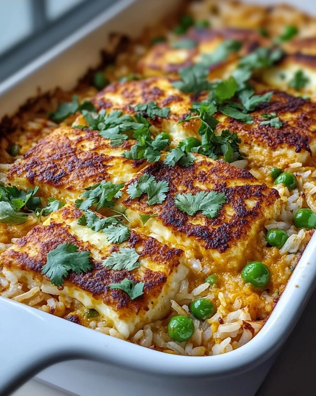 Halloumi Makhani Auflauf
