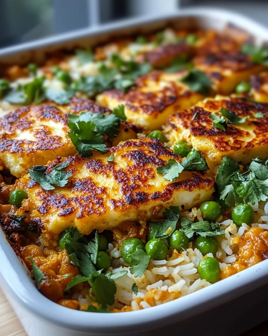 Halloumi Makhani Auflauf