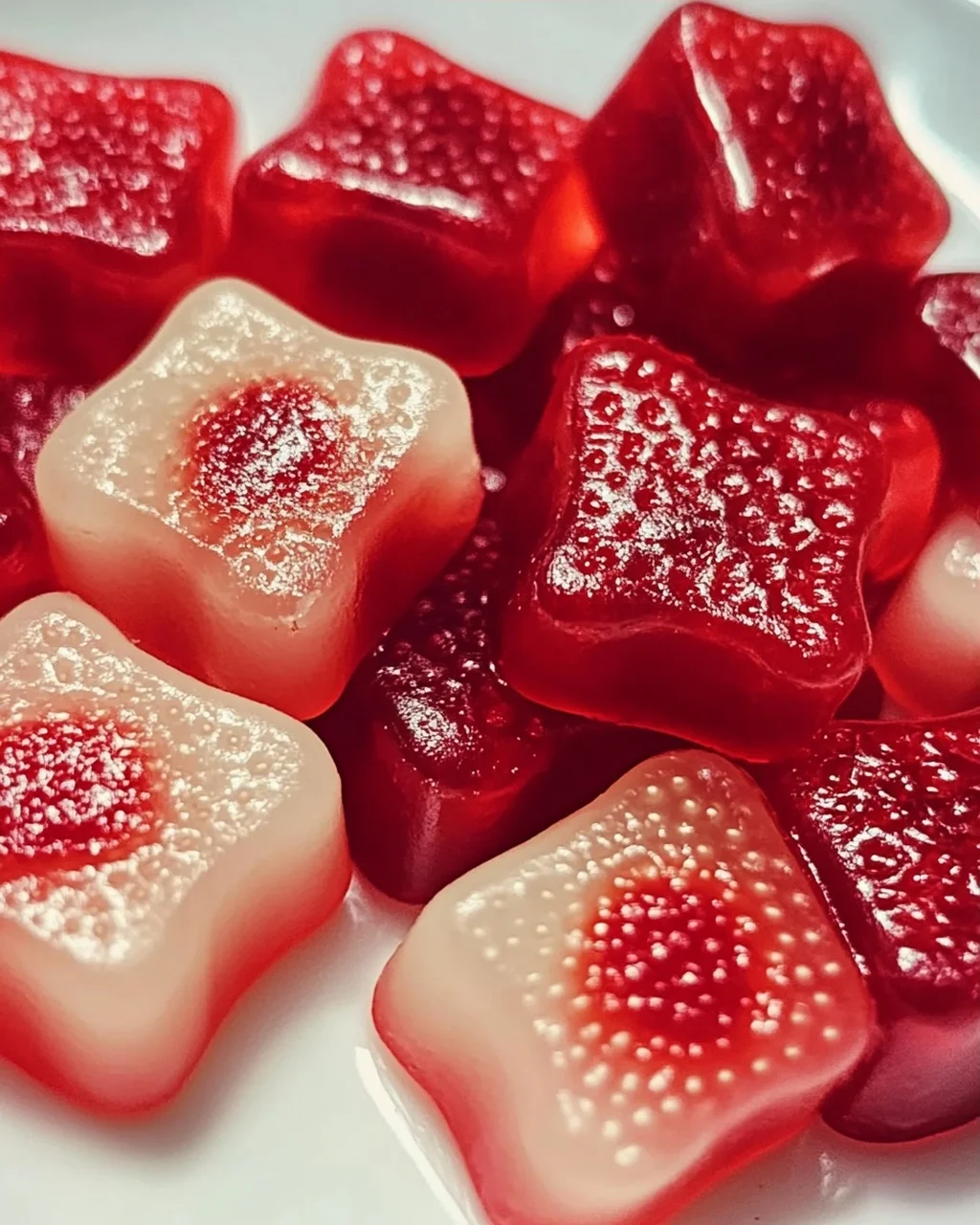 Hausgemachte Erdbeer-Gummis für gesunde Snacks