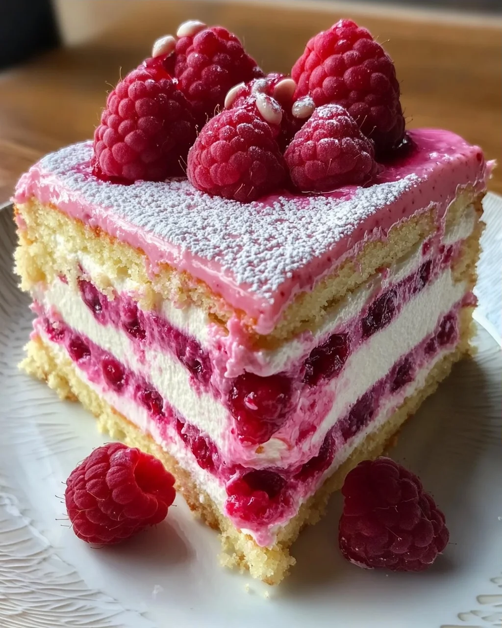 Himbeer-Frischkäse-Mascarpone-Torte