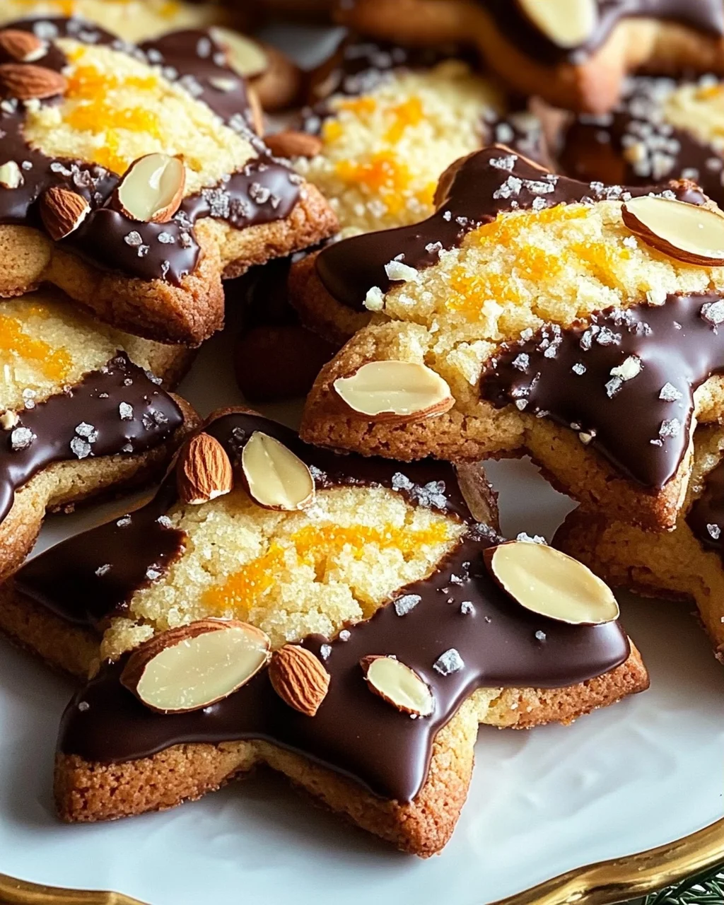 Himmelsboten oder mürbe Orangen-Plätzchen