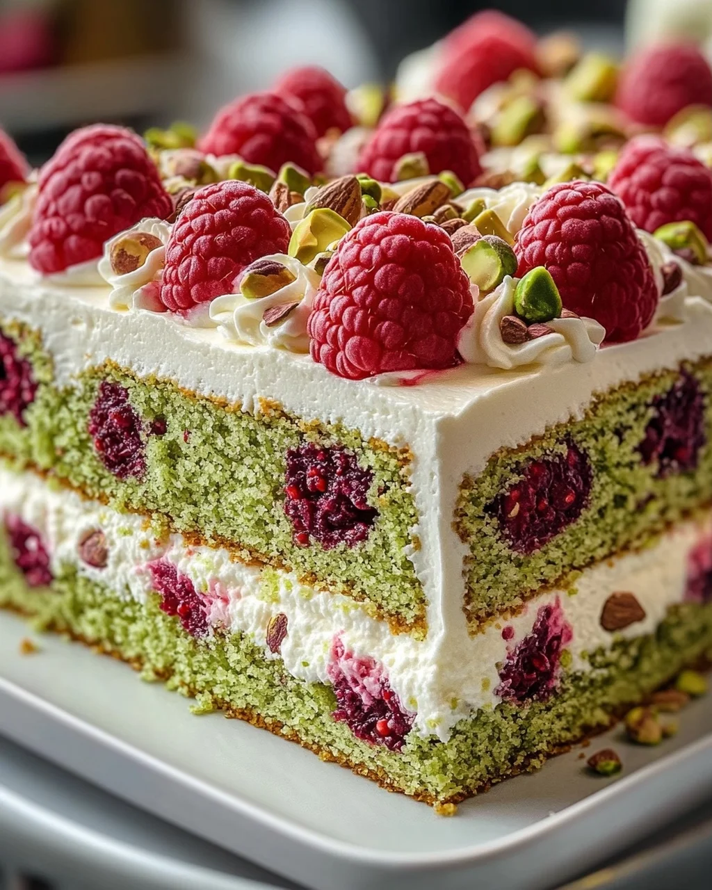 Himmlisches Pistazien-Himbeer-Kuchen Rezept für Genießer