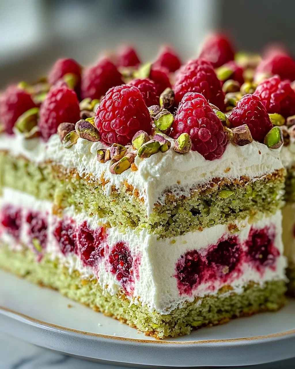 Himmlisches Pistazien-Himbeer-Kuchen Rezept für Genießer