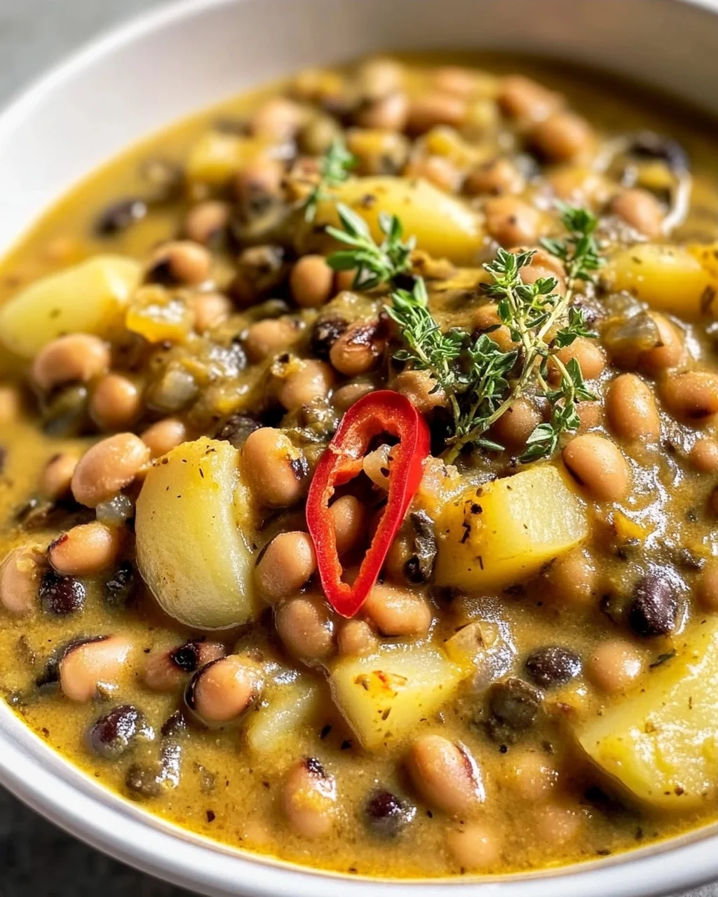 Jamaican Black Eyed Pea Curry