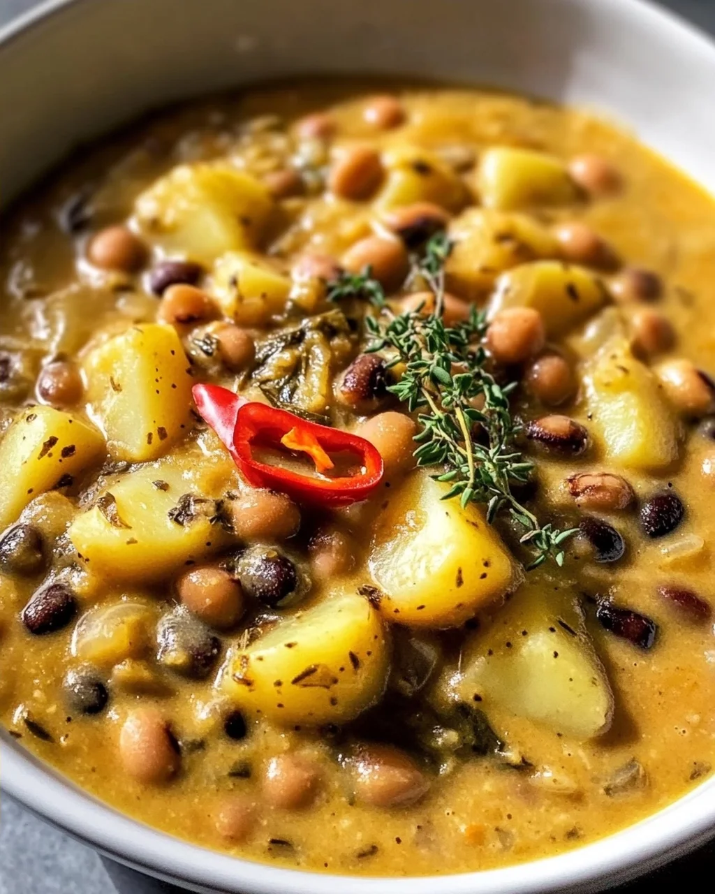 Jamaican Black Eyed Pea Curry