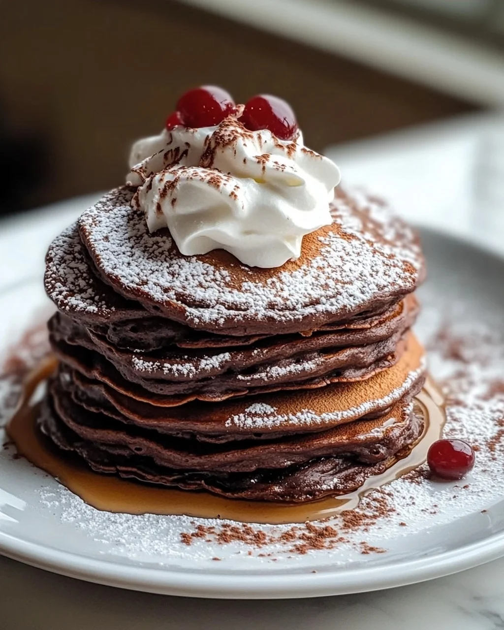Keto Schoko Pancakes mit Kakao & Sahne – Himmlisch!
