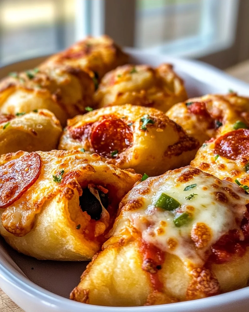 Knusprige Air Fryer Pizzabrötchen: Dein Lieblingssnack!