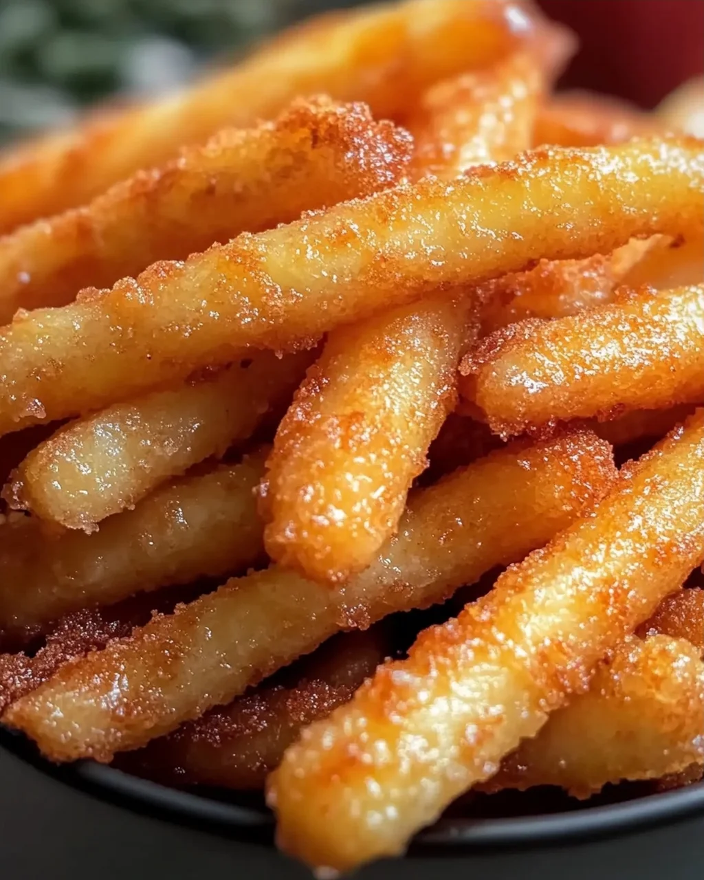 Knusprige Apfelsticks aus dem Airfryer – Dein gesunder Snack!