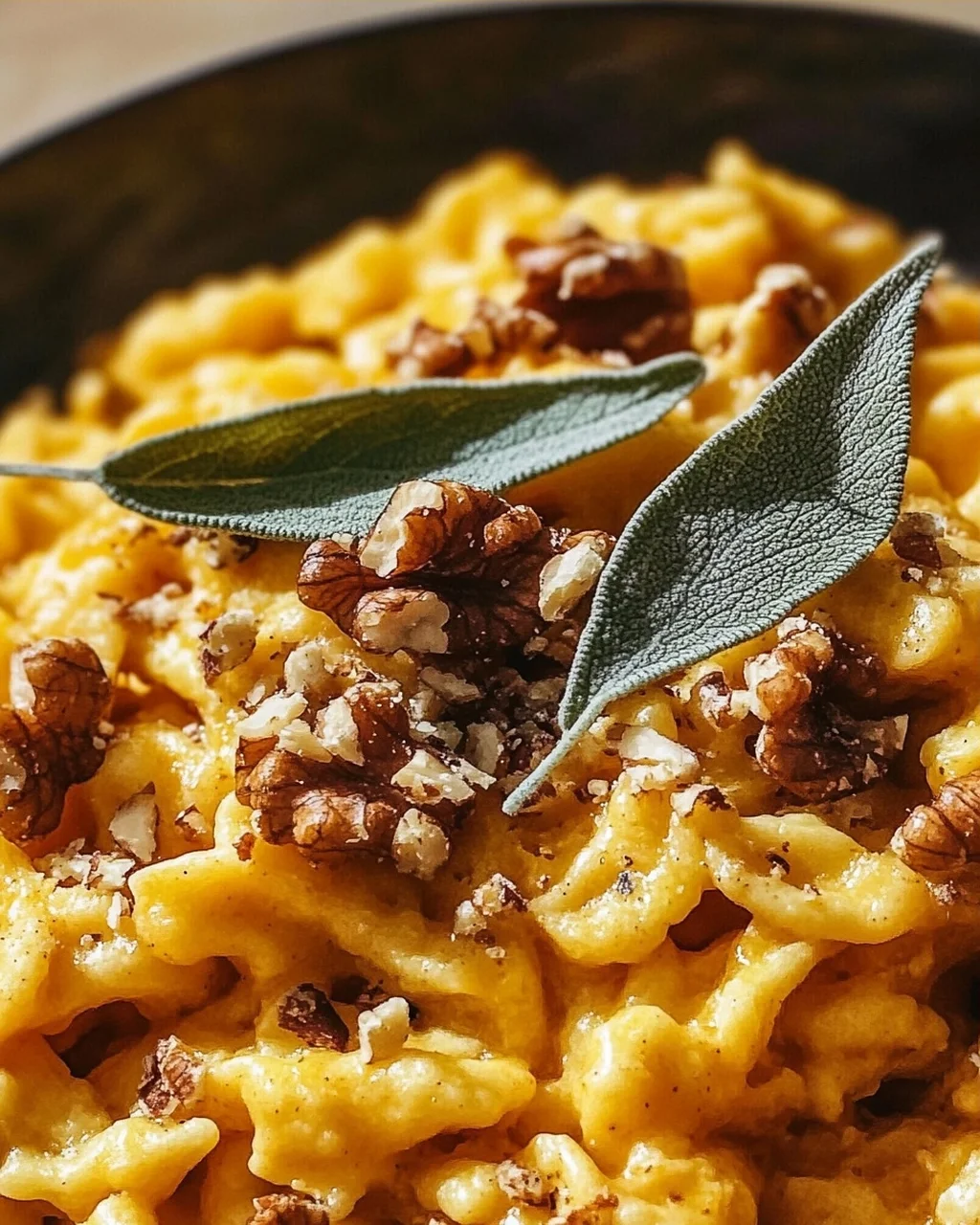 Kürbis Spätzle Walnuss Salbei Rezept: Herzhaft & einfach!