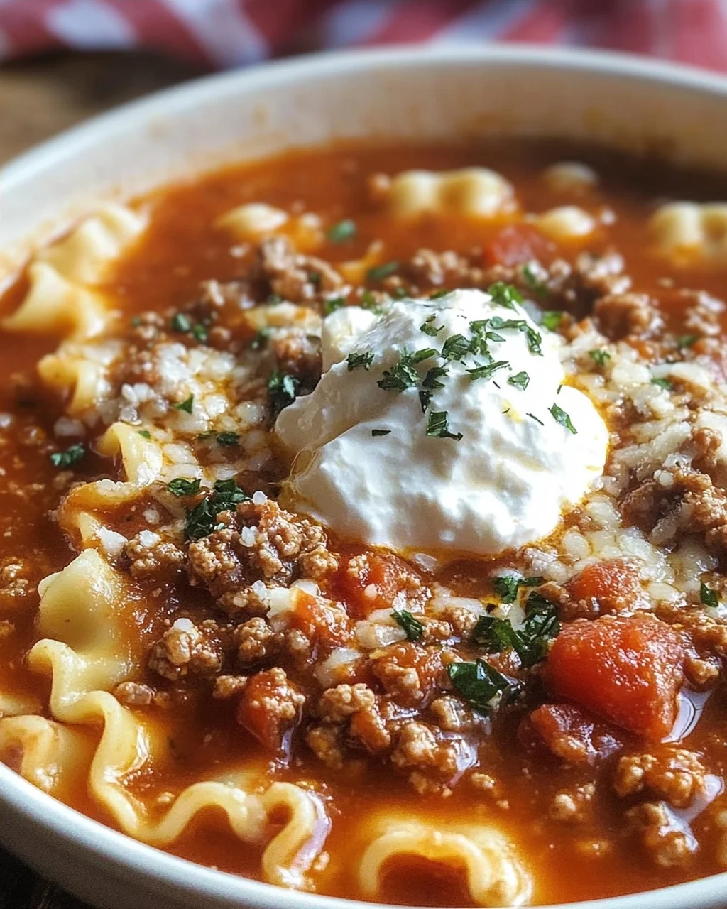 Lasagnesuppe
