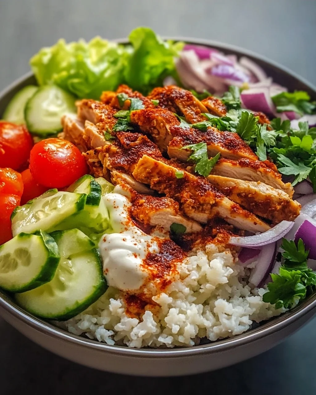 Low Carb Döner Bowl mit Blumenkohlreis – Dein schlanker Genuss