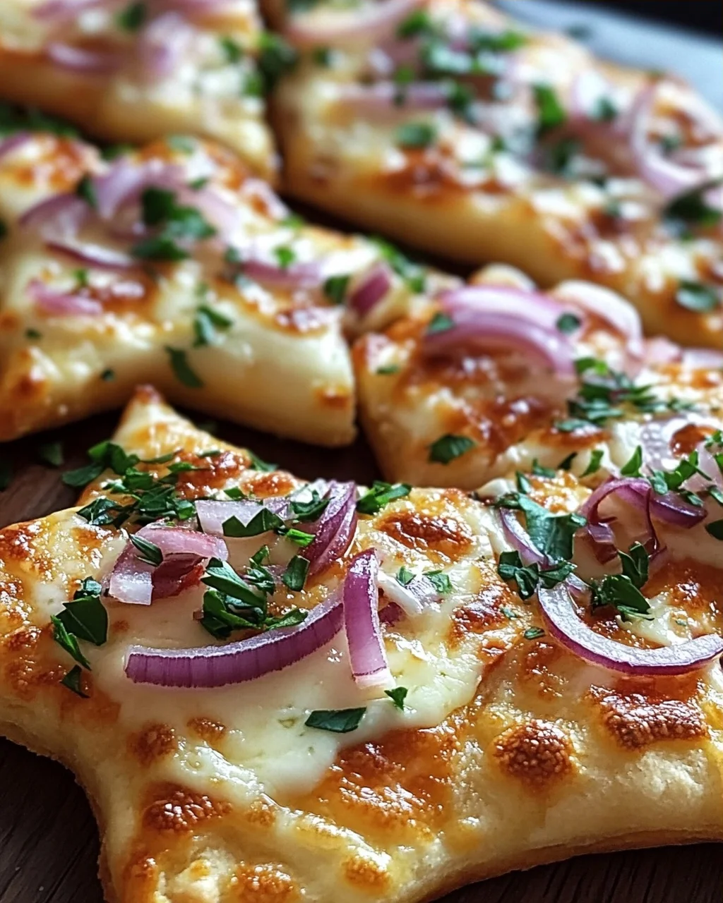 Mini-Flammkuchen-Sterne
