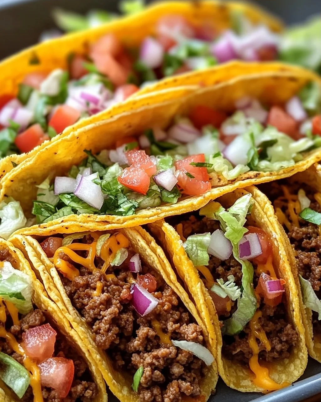 Ofen-gebackene käsige Tacos Knuspriges Gefülltes Rezept