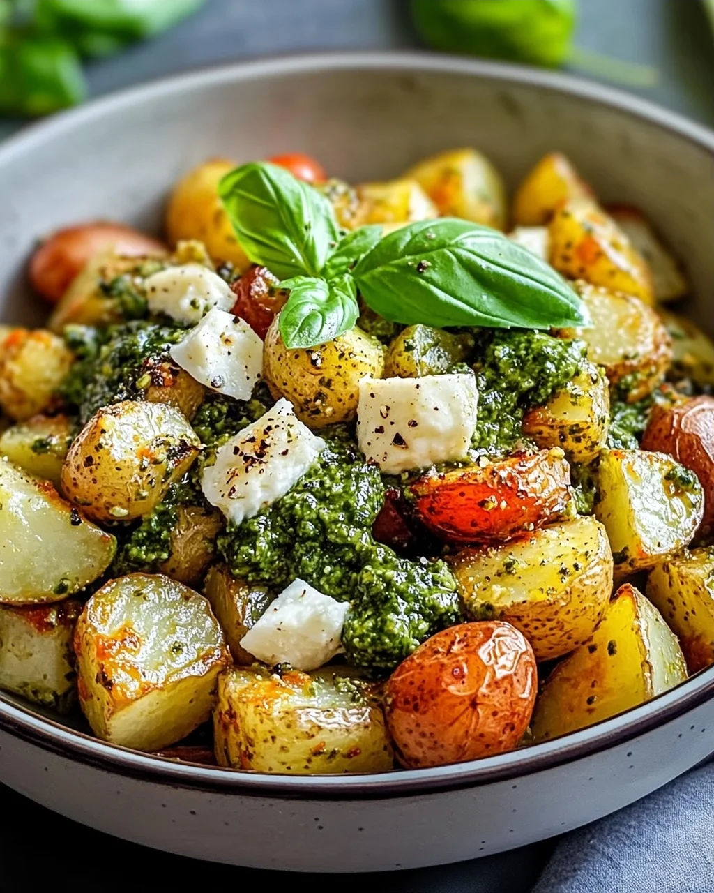 Pesto-Kartoffel-Bowl