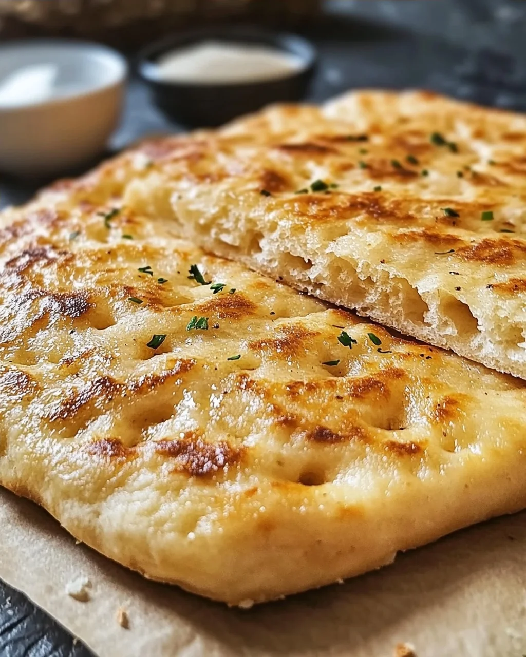 Pfannenbrot ohne Hefe