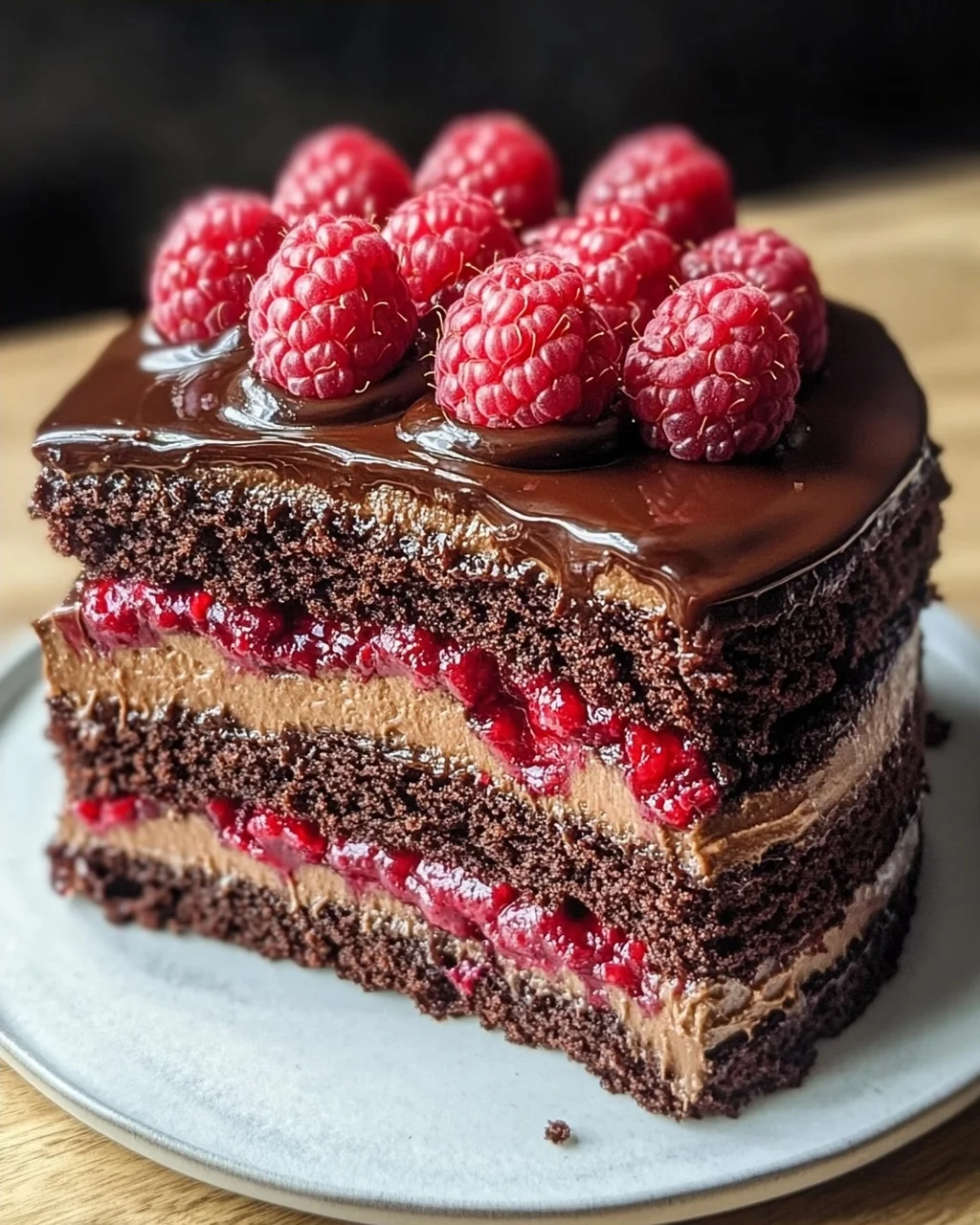 Reichhaltiger Schokoladen-Himbeer-Kuchen Rezept - unwiderstehlich!