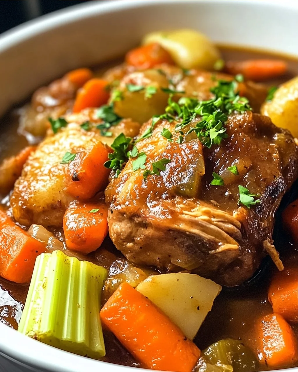 Saftiger Crockpot Chicken Pot Roast – Einfach & Lecker!