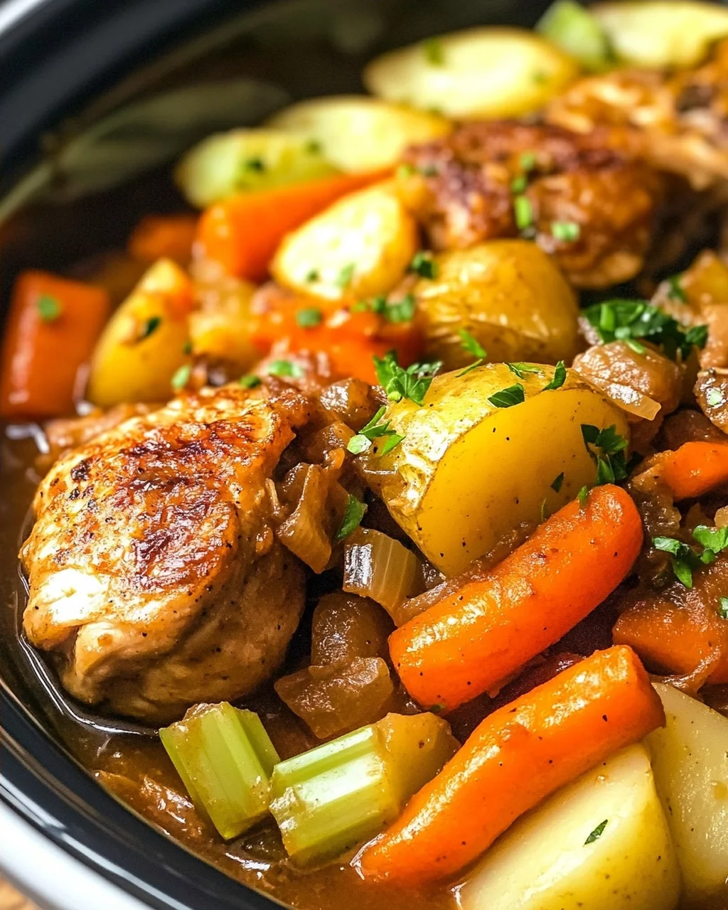 Saftiger Crockpot Chicken Pot Roast – Einfach & Lecker!