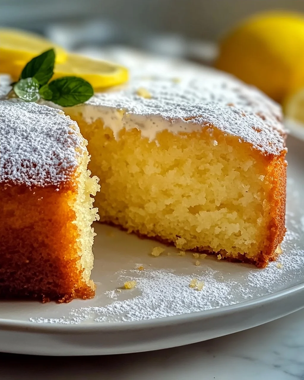 Saftiger Joghurt Zitronen Kuchen – Ein einfacher Rührkuchen!
