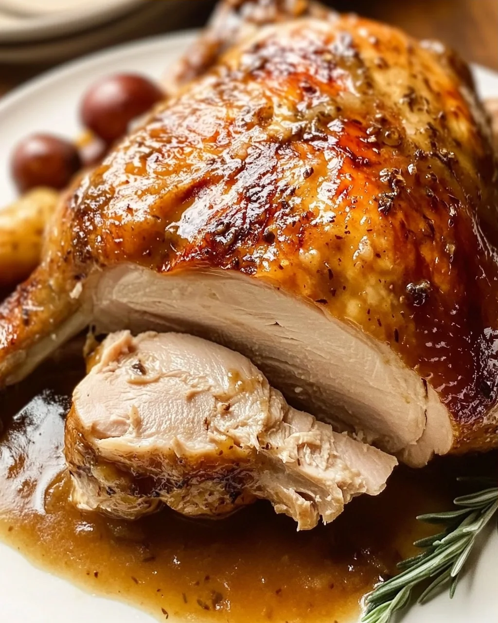 Saftiger Roast Turkey mit köstlicher Bratensauce