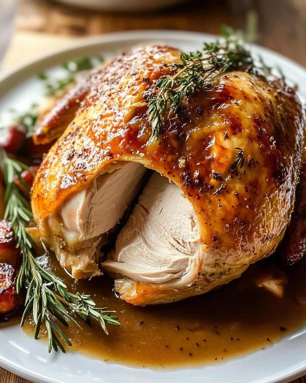 Saftiger Roast Turkey mit köstlicher Bratensauce