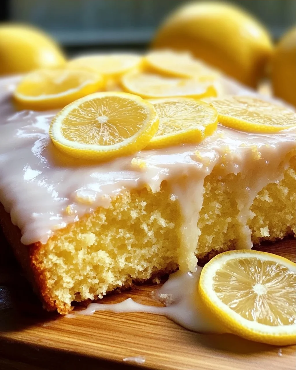 Saftiger Zitronenkuchen vom Blech
