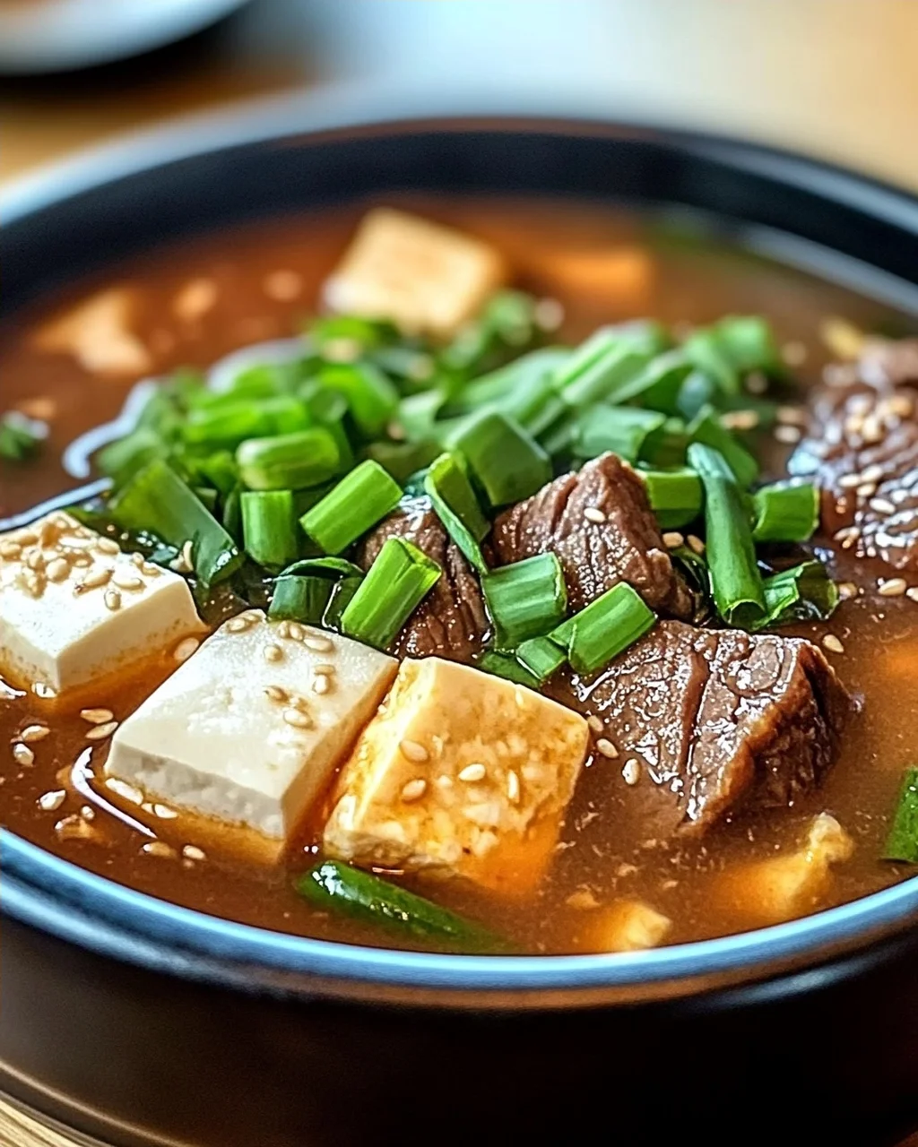 Schmackhafte koreanische Wintersuppe für warme Abende