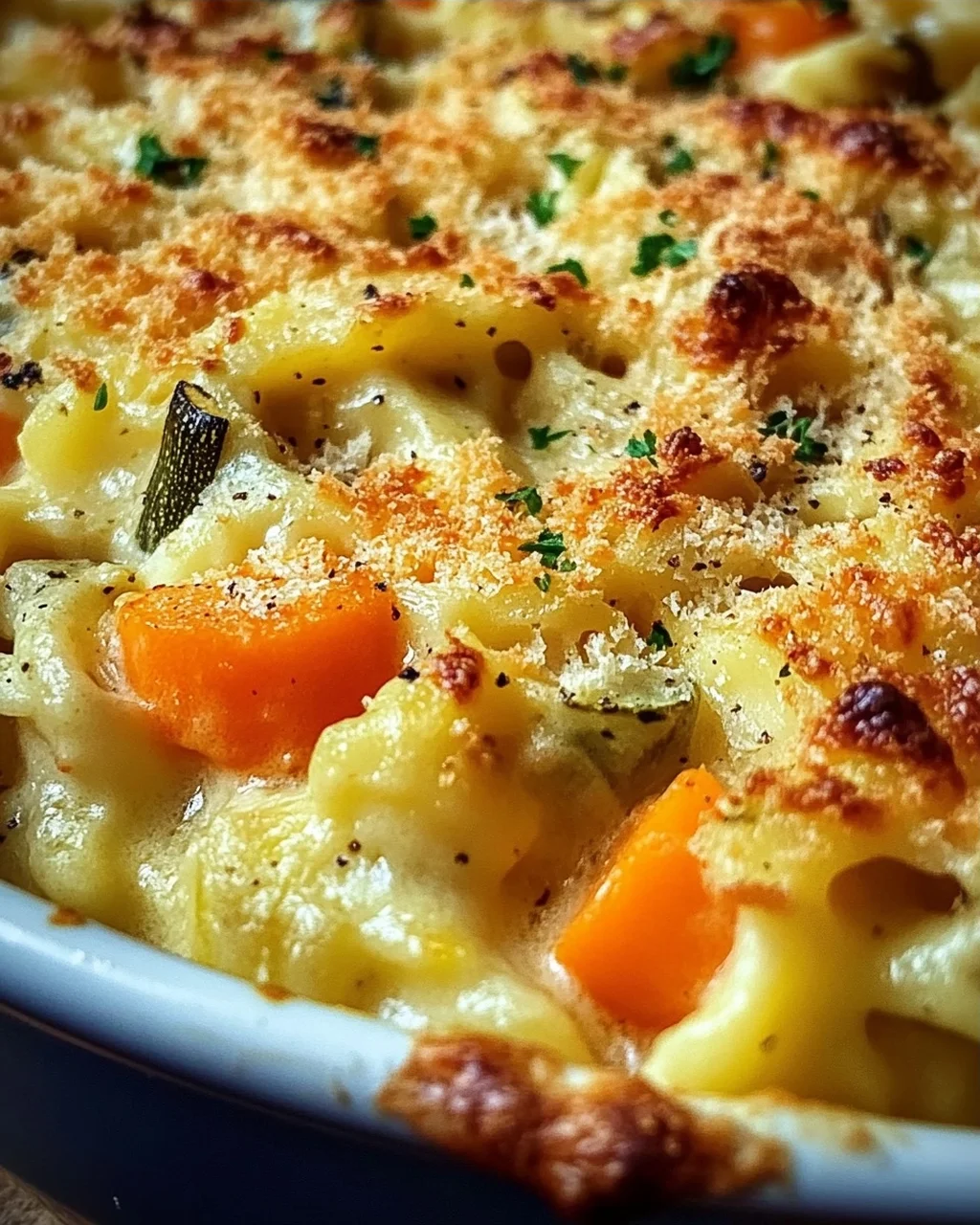 Spätzleauflauf mit Gemüse